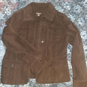 100% Cotton Brown Jacket | j • jill